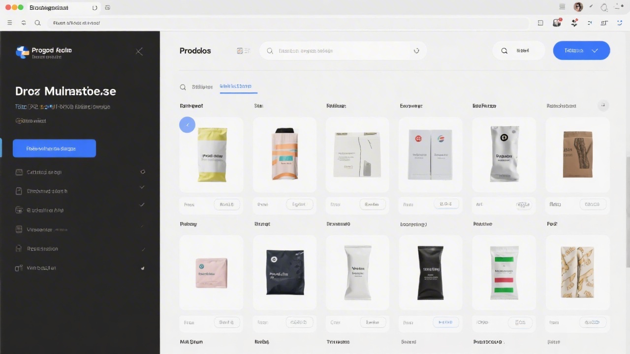 Browser view of a product grid with filters, section dividers, and consistent spacing, representing a clean front-end build.